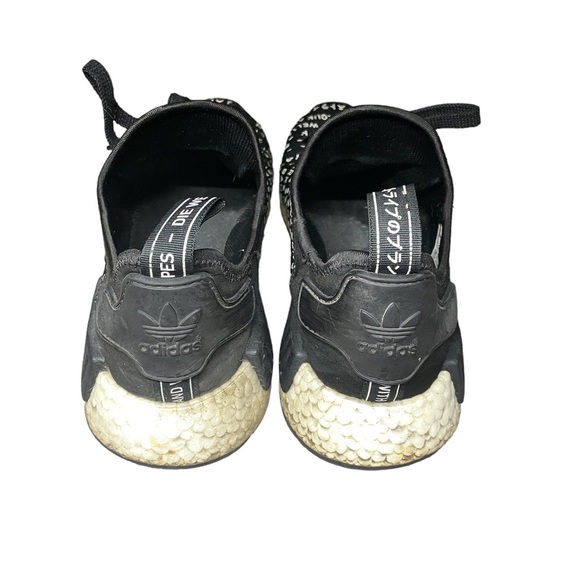 Size 10 ADIDAS NMD R1 BLACKOUT MENS - Picture 11 of 13